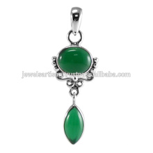 Green Onyx 925 Sterling Silver Pendant Jewelry